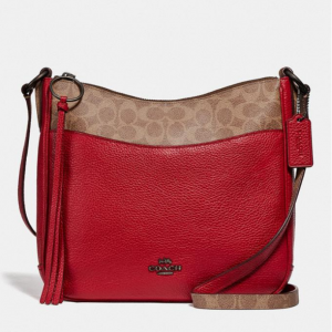 Chaise Crossbody With Signature Canvas Blocking