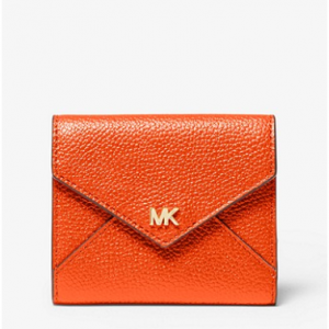 MICHAEL MICHAEL KORS Medium Pebbled Leather Envelope Wallet