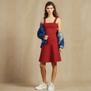 KNIT DRESS WITH STRAPS