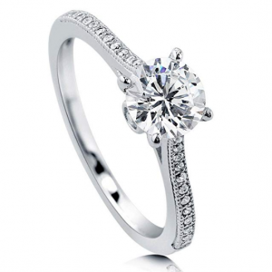 BERRICLE Rhodium 戒指