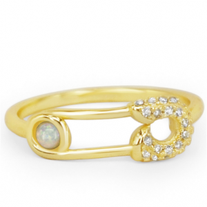 Melinda Maria 回形针戒指