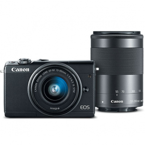 Canon EOS M100 + 15-45mm + 55-200mm 无反相机套装 @ Canon