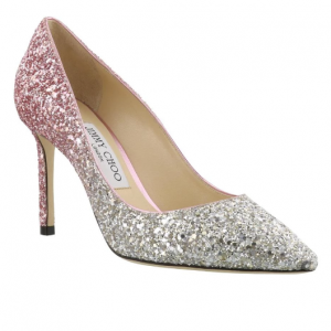 Jimmy Choo Romy 85 Glitter Ombre Pumps