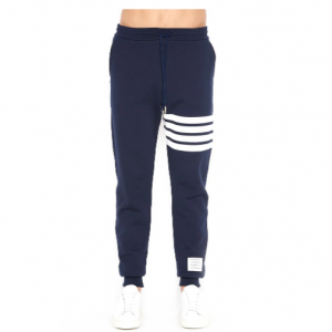 Thom Browne Logo Patch 4 Bar Sweatpants