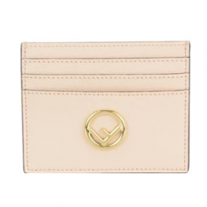 Fendi Logo Leather Cardholder