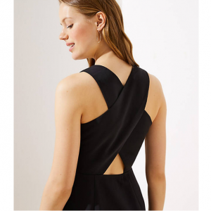 CRISS CROSS BACK POCKET DRESS
