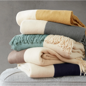 Carson Carrington Ventspils Faux Cashmere Throw