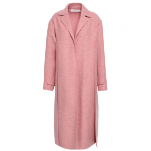 VICTORIA BECKHAM Mélange brushed-wool coat