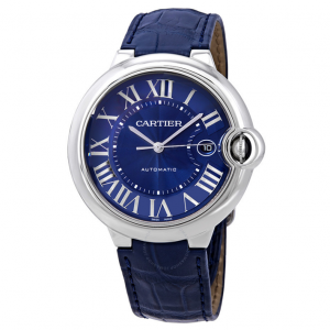Cartier Ballon Bleu Automatic Blue Dial Men's Watch