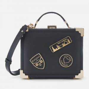 Aspinal of London Women's Mini Trunk Bag - Black