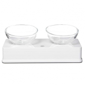 Catit Style 2-Bowl Glass Diner Set for Pets @Amazon