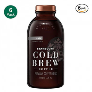 Starbucks玻璃瓶裝 冷萃無糖黑咖啡 11 oz 6瓶