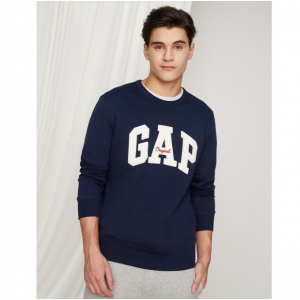 Gap Logo徽标基本款简洁舒适套头卫衣