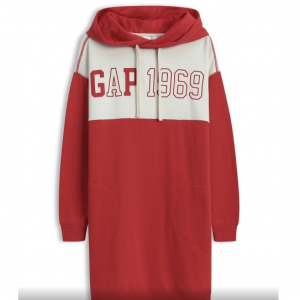 Gap Logo徽标连帽长袖卫衣裙