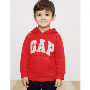 Gap Logo徽标基本款长袖连帽卫衣