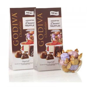Wrapped Assorted Dessert Chocolate Truffles, Large Bags, Set of 2, 19 pc. each