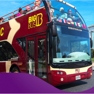 华盛顿随上随下大巴士爱国之旅1日票