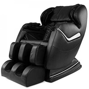 Real Relax Massage Chair, Full Body Zero Gravity Shiatsu Recliner with Heat and Foot Rollers