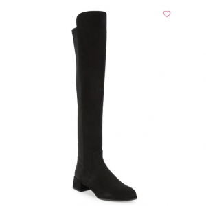 Stuart Weitzman Fifo鹿皮长筒靴子