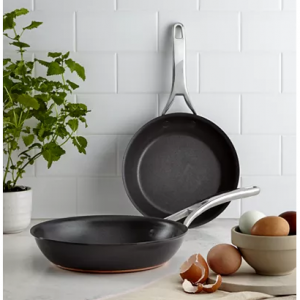 Anolon 硬阳极氧化铜8.5英寸和10英寸煎锅套件