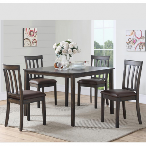 Melanie 5-Piece Espresso Dining Set by Steve Silver