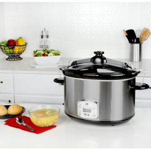 8 Qt. Stainless Steel Slow Cooker with Cool-Touch Handles by KALORIK