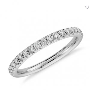 钻石婚戒 14k White Gold (1/4 ct. tw.)