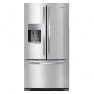 Whirlpool WRF555SDFZ 36" 24.7立方英尺耐指纹不锈钢法式门冰箱