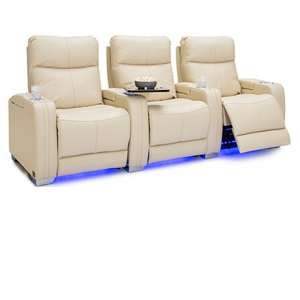 Seatcraft Solstice 顶级粒面皮革7000，电动头枕和腰部，电动斜倚，黑色，棕色，