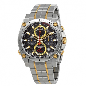 BULOVA Precisionist Chronograph Black Dial Men's Watch