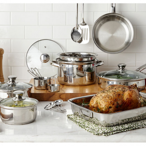 Cooks 21-pc. Stainless Steel Cookware Set