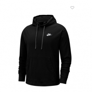 Nike Logo Jersey Pullover Hoodie