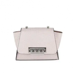 ZAC Zac Posen Eartha Mini Glittered Chain Crossbody Bag - Silver Hardware