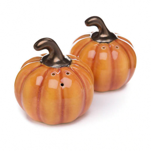 Tabletops Unlimited 南瓜造型用来装盐和胡椒