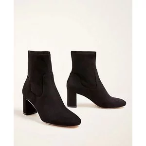 Trixie Sock Block Heel Booties