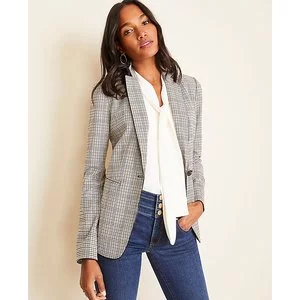 The Petite Hutton Blazer In Plaid