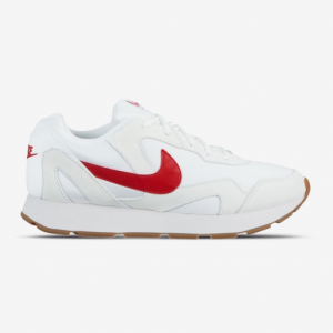 DELFINE, WHITE/UNIVERSITY RED-GUM LIGHT BROWN