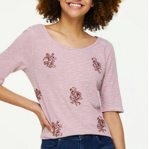 LOFT Outlet Floral T恤