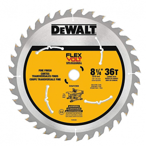 DEWALT FLEXVOLT 8-1/4-Inch Circular Saw Blade, 36-Tooth (DWAFV3836) @Amazon