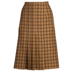 Marni 羊绒格纹半裙