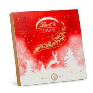 Lindor聖誕節主題迷你巧克力日曆 24顆裝