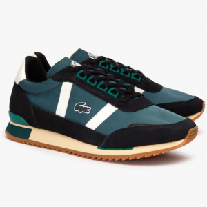 Lacoste Men’s Partner Retro Suede-Paneled Sneakers