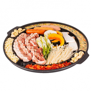 CookKing - Master Grill Pan, Korean Traditional BBQ Grill Pan - Stovetop Nonstick @ Amazon
