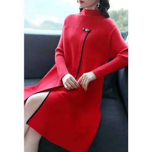 StyleWe 高领毛衣连衣裙