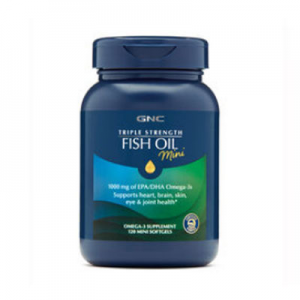 GNC 三倍強效魚油膠囊 小粒版