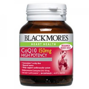 Blackmores 澳佳寶 150mg輔酶Q10營養素膠囊 30粒