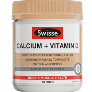 Swisse 鈣+維生素D片 150片 (成年人補鈣，全家補鈣）-每單限購1件