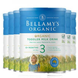 【6罐包郵裝】Bellamy's 貝拉米 有機嬰幼兒配方奶粉 3段 900g*6