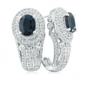 SuperJeweler 4 1/4ct 14k 白金宝石钻戒