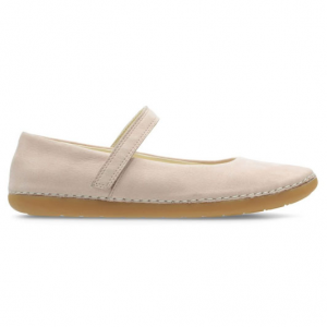 Clarks 女童盘扣平底鞋